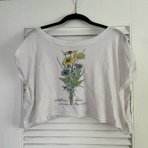 Urban Outfitters Wildflower Crop Top